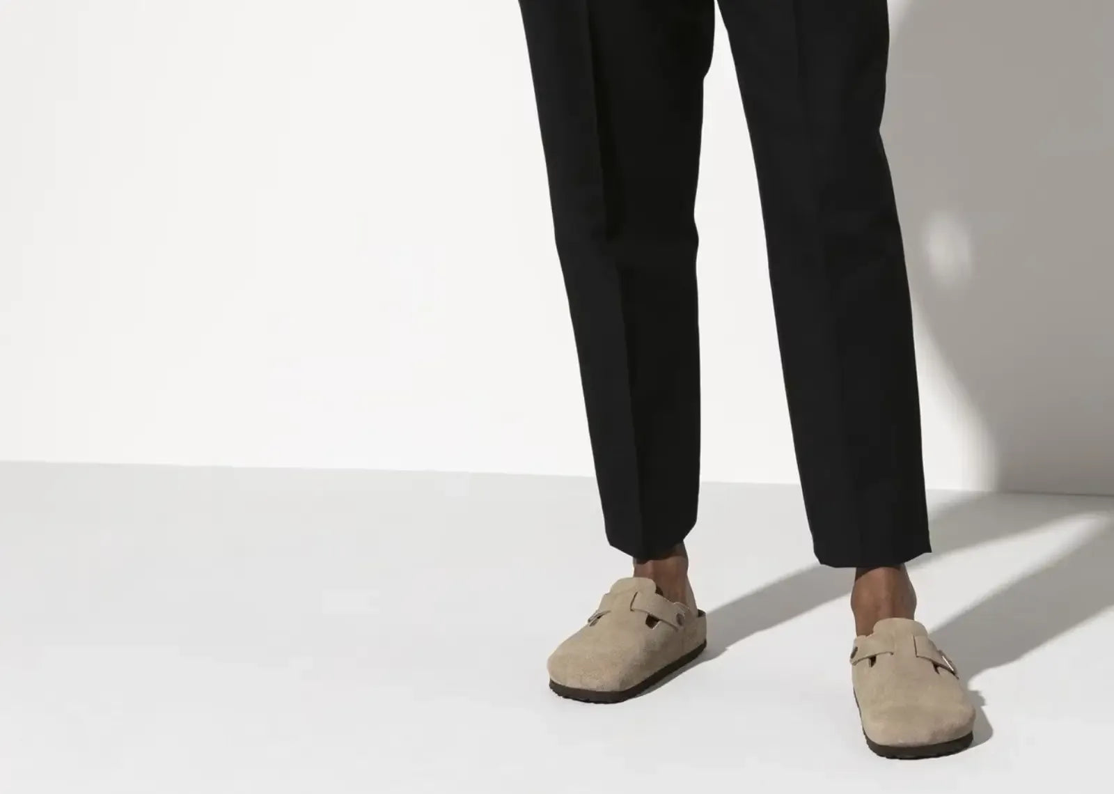 Birkenstock Boston Soft Footbed Suede Taupe - Sneaker Türkiye