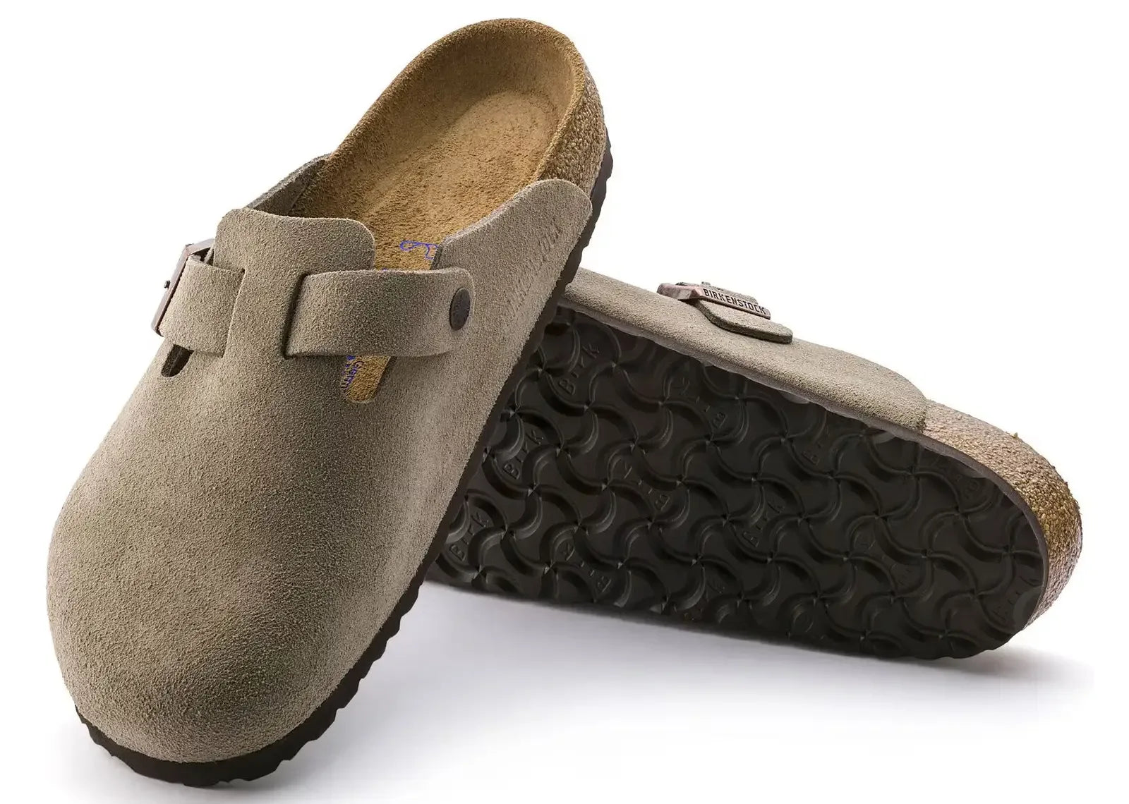 Birkenstock Boston Soft Footbed Suede Taupe - Sneaker Türkiye