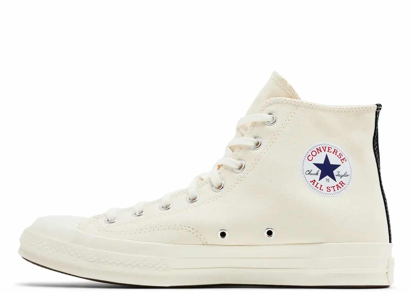 Converse Chuck Taylor All Star 70 Hi Comme Des Garcons PLAY Single Heart Milk - Sneaker Türkiye