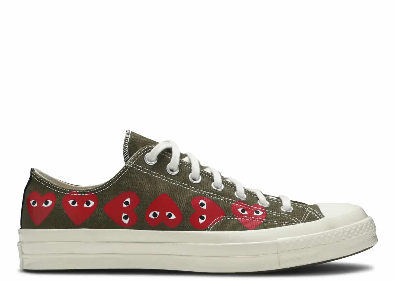 Converse Chuck Taylor All Star 70 Ox Comme Des Garcons Multi Heart Green - Sneaker Türkiye