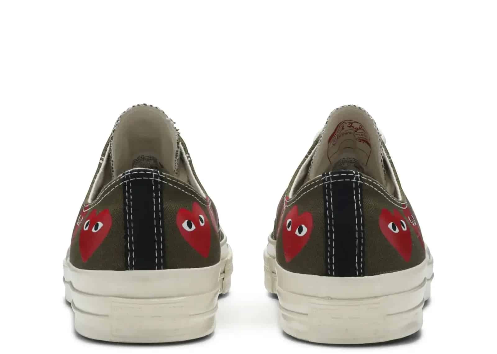 Converse Chuck Taylor All Star 70 Ox Comme Des Garcons Multi Heart Green - Sneaker Türkiye