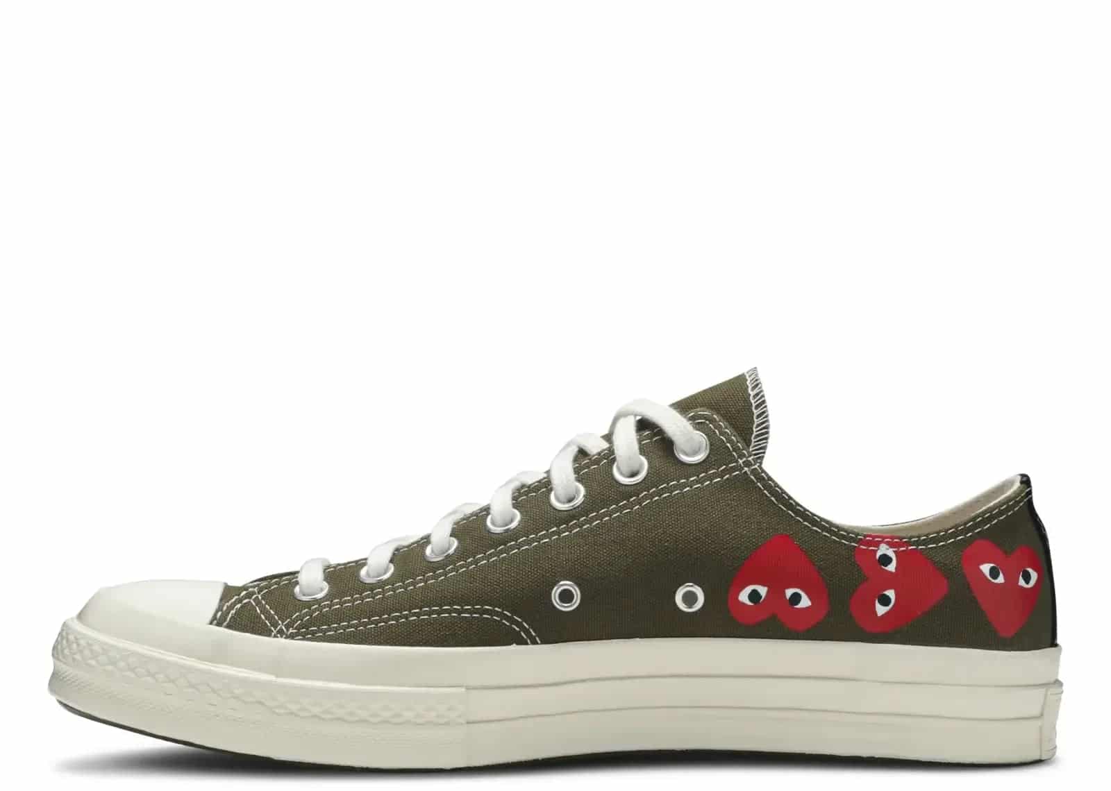 Converse Chuck Taylor All Star 70 Ox Comme Des Garcons Multi Heart Green - Sneaker Türkiye