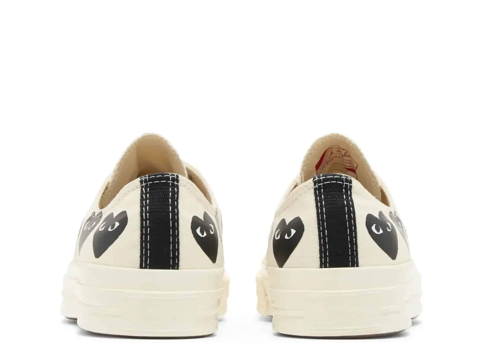 Converse Chuck Taylor All Star 70 Ox Comme Des Garcons PLAY Multi-Heart Milk - Sneaker Türkiye