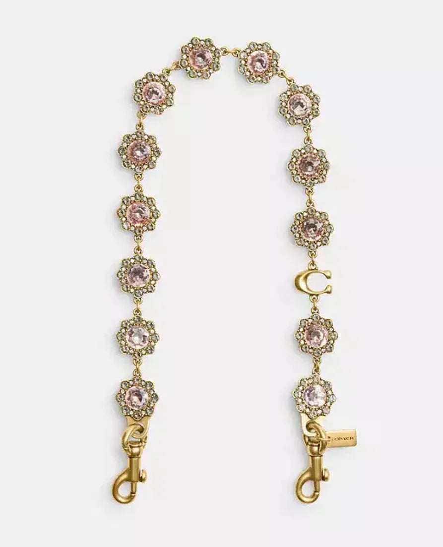 Coach Short Jewelry Chain Strap Brass/Yellow Multi - Sneaker Türkiye
