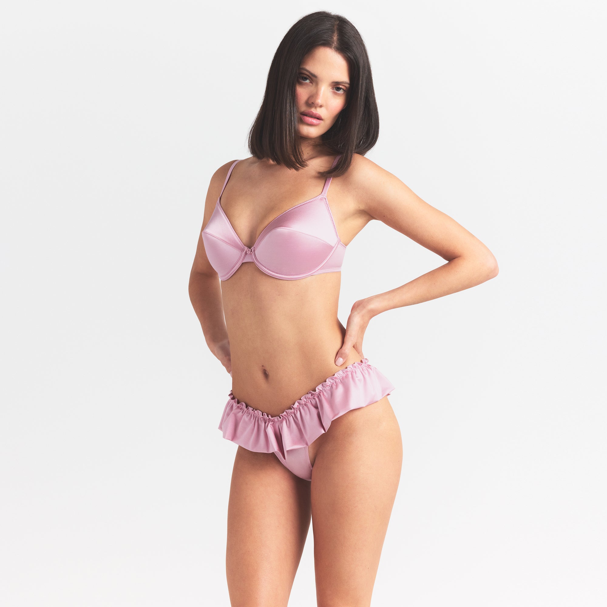 SKIMS STRETCH SATIN VINTAGE DEMI BRA | HALITE - Sneaker Türkiye