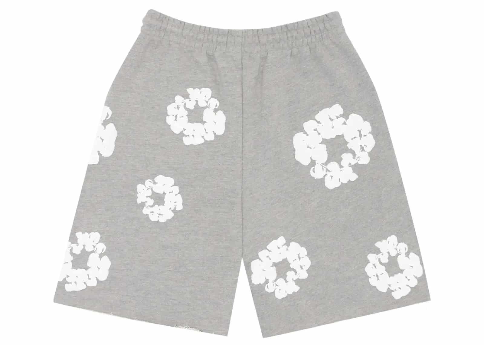 Denim Tears The Cotton Wreath Shorts Grey - Sneaker Türkiye