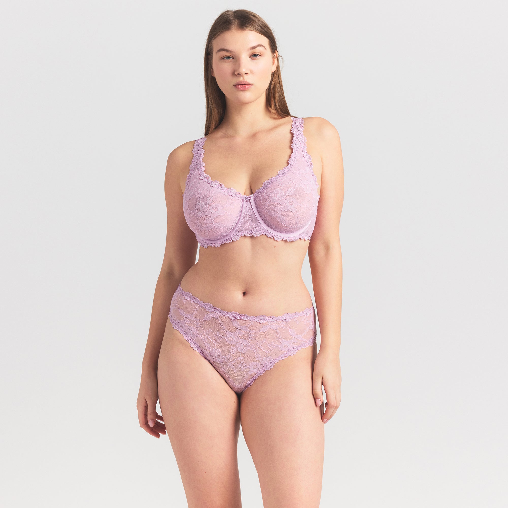 SKIMS STRETCH LACE UNLINED FULL COVERAGE BRA | BABY PINK - Sneaker Türkiye
