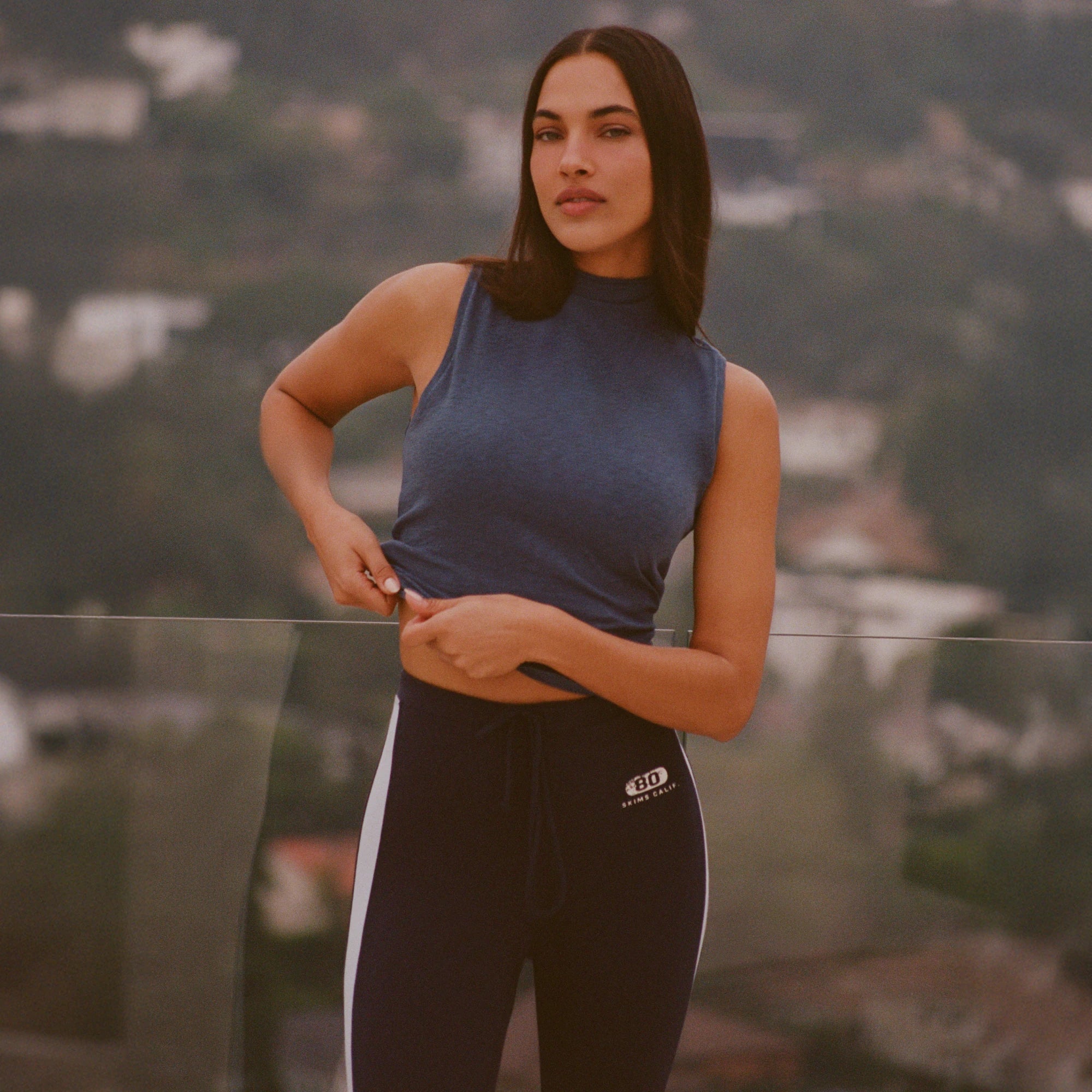 SKIMS WORN IN JERSEY MOCK NECK TANK | INDIGO - Sneaker Türkiye