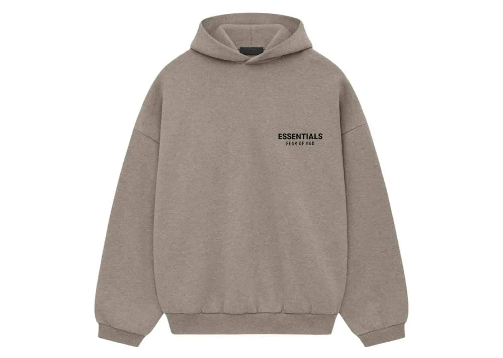 Fear of God Essentials Fleece Hoodie (FW24) Heather Gray - Sneaker Türkiye