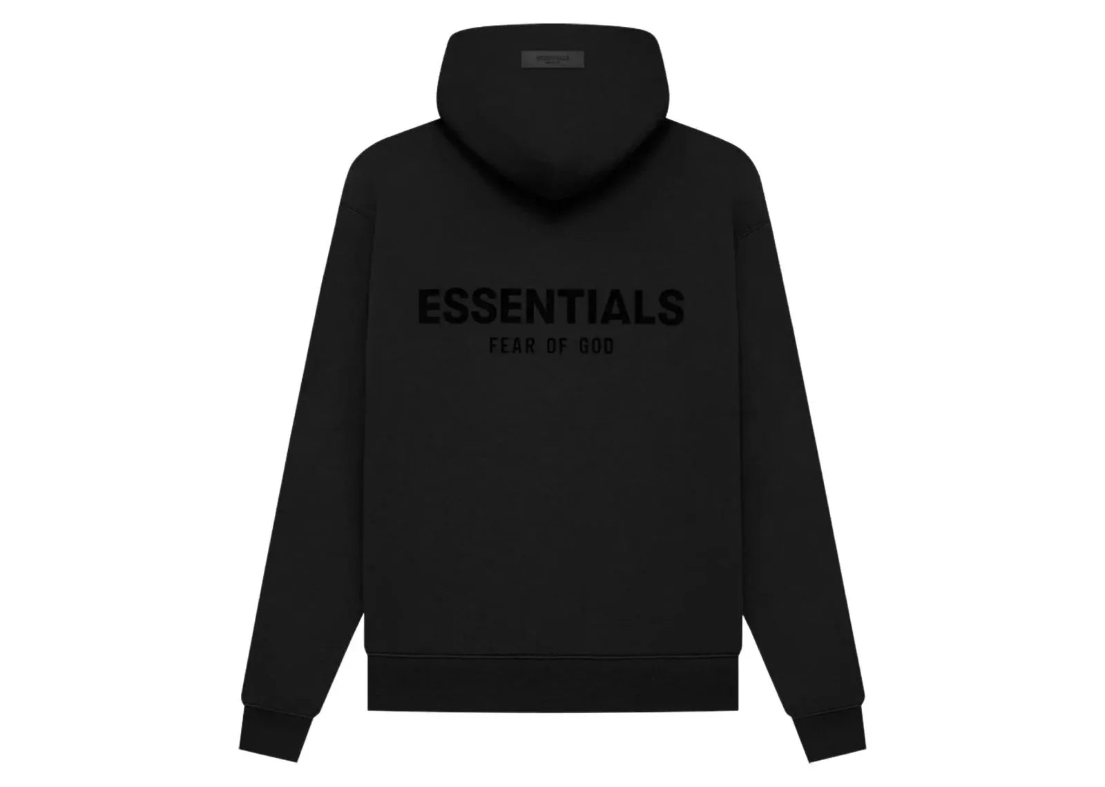 Fear Of God Essentials Pullover Chest Logo Hoodie Stretch Limo Black - Sneaker Türkiye