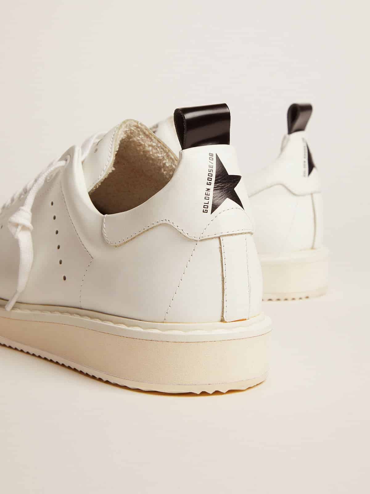 Golden Goose Men’s Starter In Leather With Star On The Heel Tab - Sneaker Türkiye
