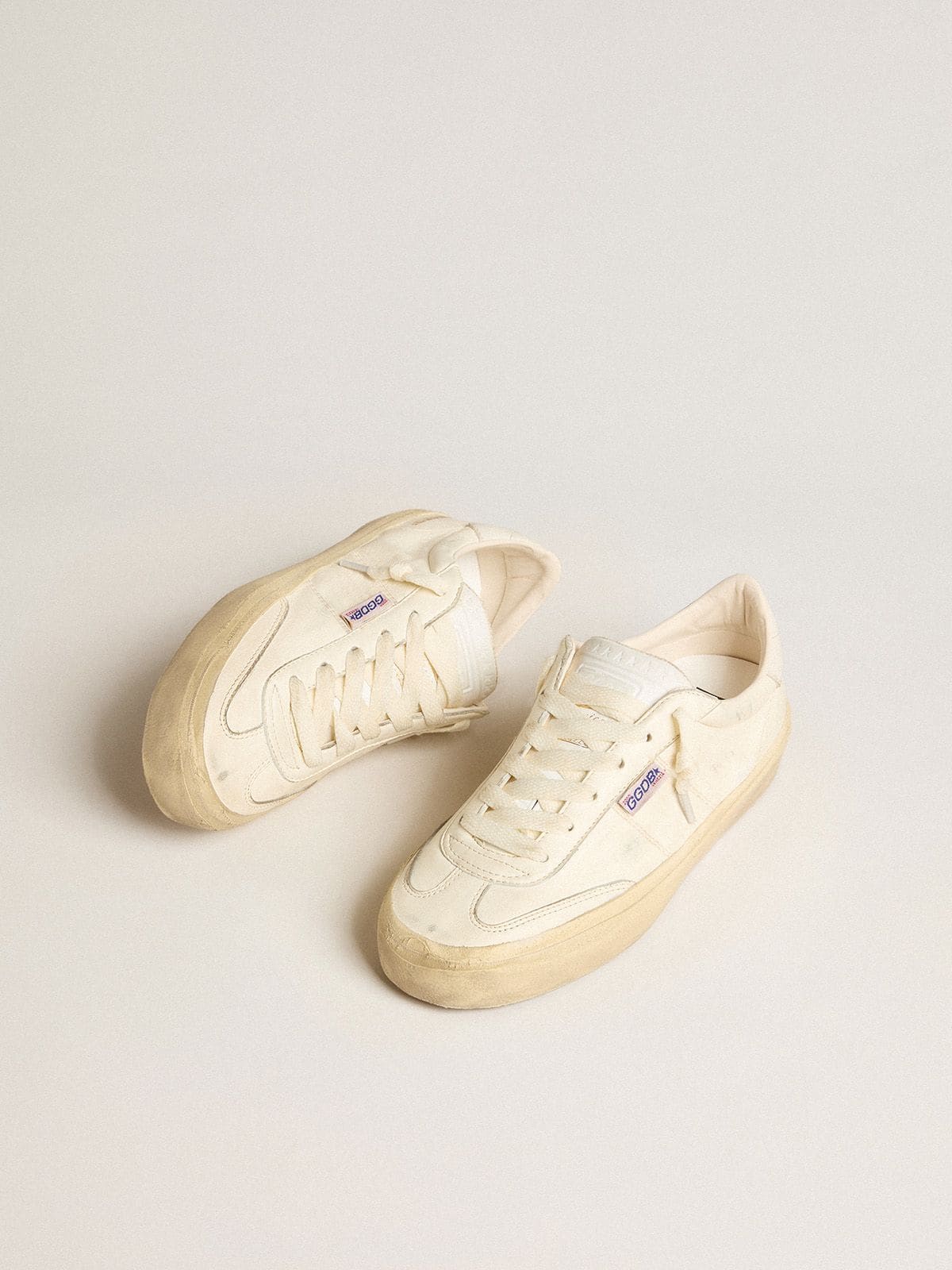 Golden Goose Soul Star In White Nappa Leather With White Leather Star - Sneaker Türkiye