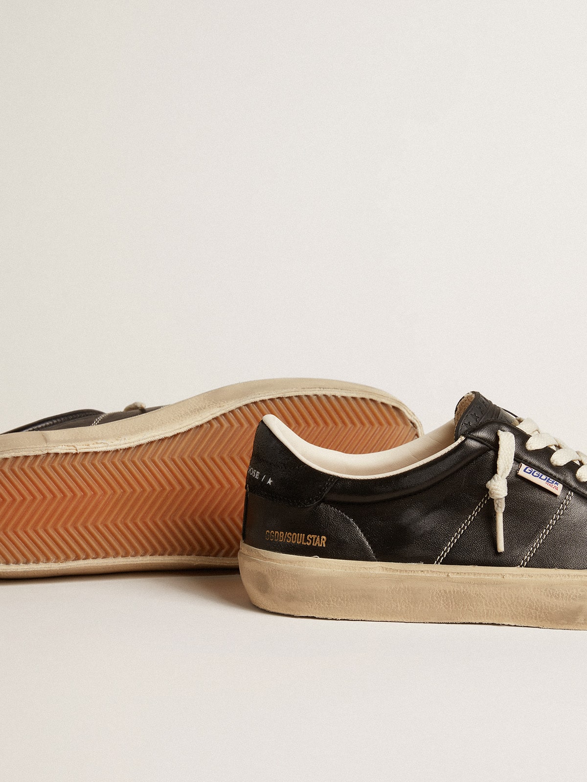 Golden Goose Men’s Soul Star In Black Bio-Based Nappa - Sneaker Türkiye