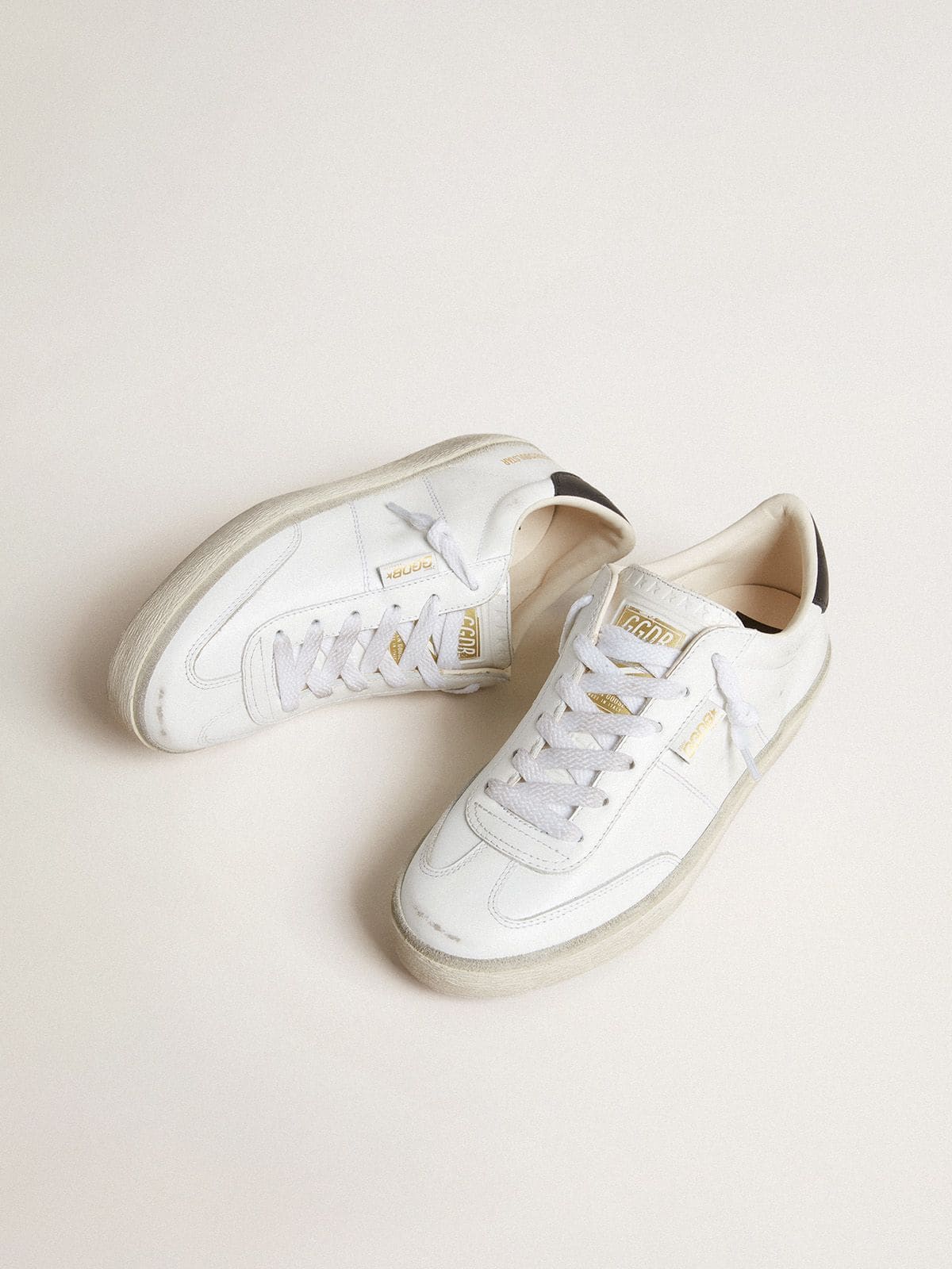 Golden Goose Men’s Soul Star In White Leather With Black Leather Heel Tab - Sneaker Türkiye