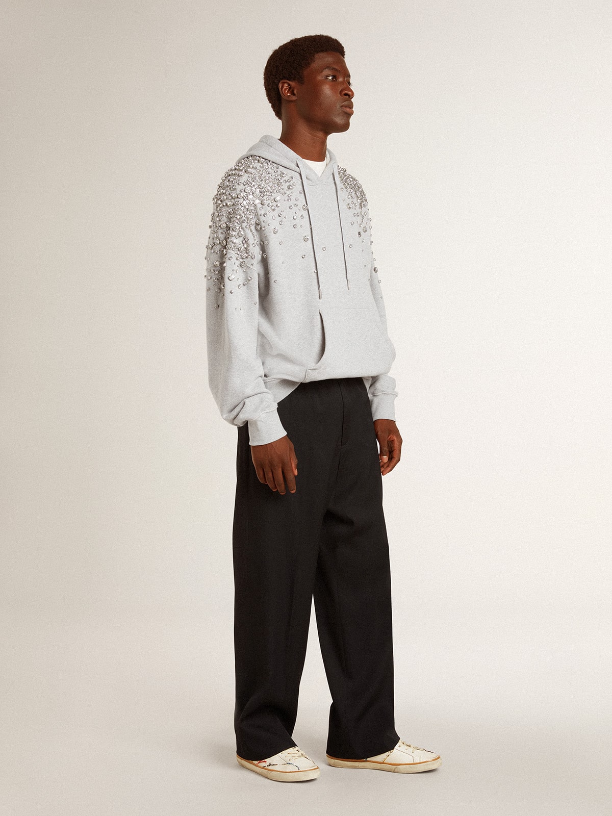 Golden Goose Men’s Super-Star LTD With Perforated Star And Metallic Leather Heel Tab - Sneaker Türkiye