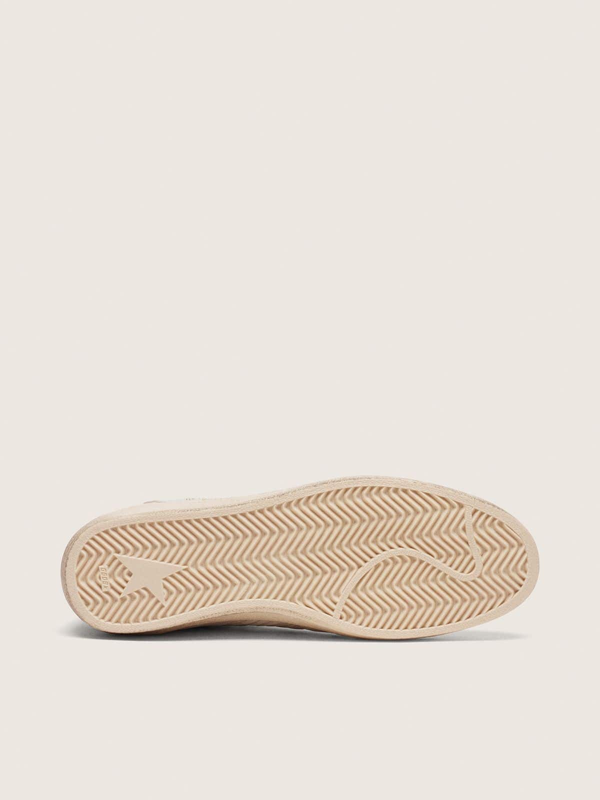 Golden Goose Ball Star In Nylon And White Mesh With Red Nylon Star And White Leather Heel Tab - Sneaker Türkiye