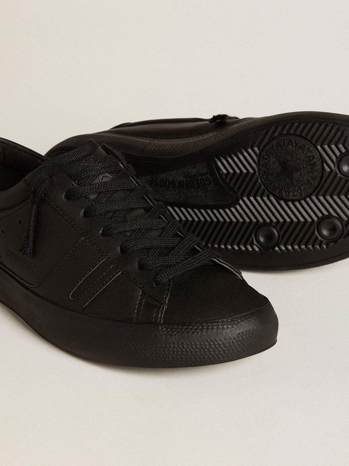Golden Goose Yatay Model 1B Sustainable Sneakers With Bio-Based Upper And Black Y - Sneaker Türkiye