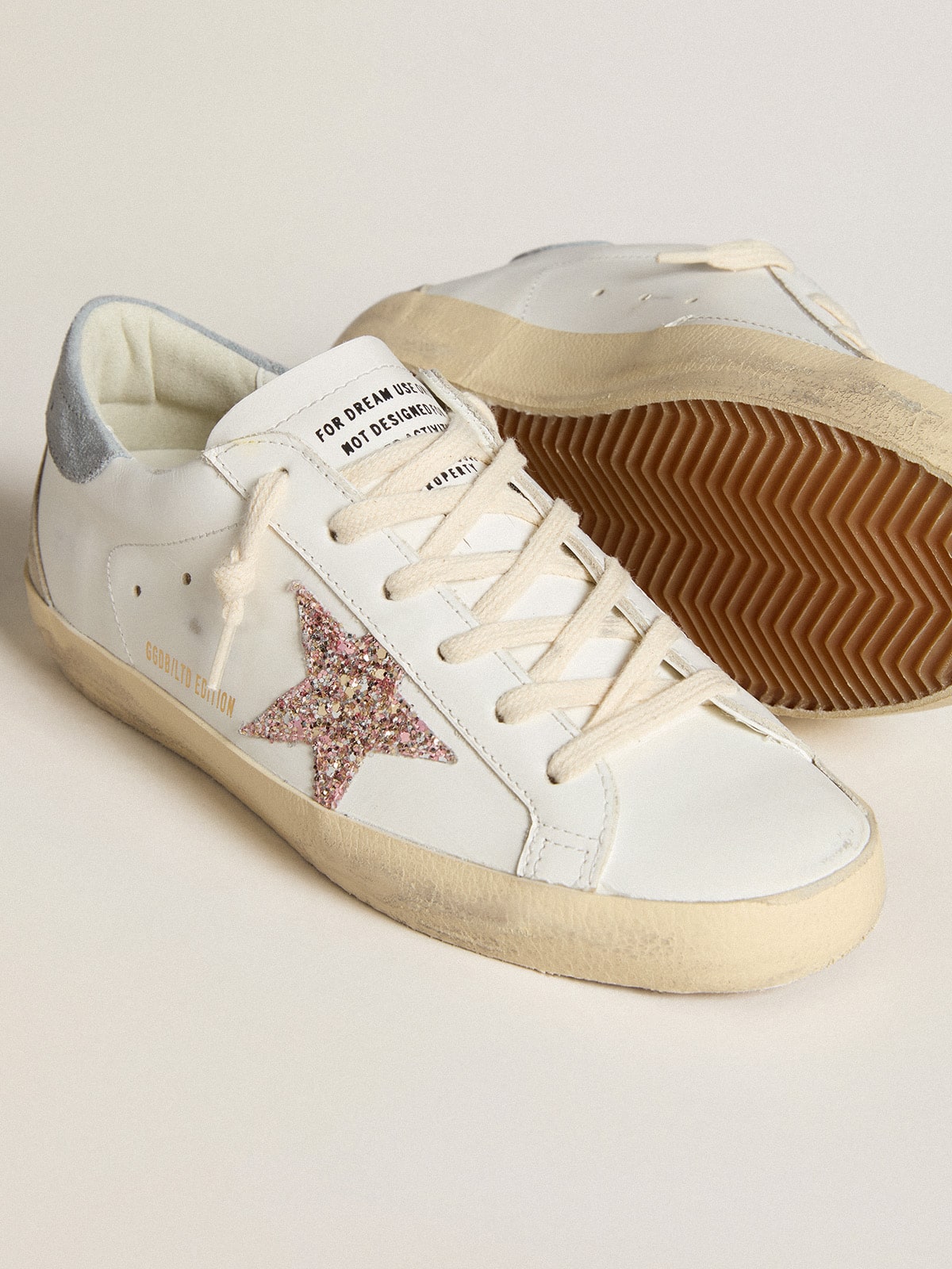 Golden Goose Women’s Super-Star LTD With Multicolor Glitter Star And Suede Heel Tab - Sneaker Türkiye