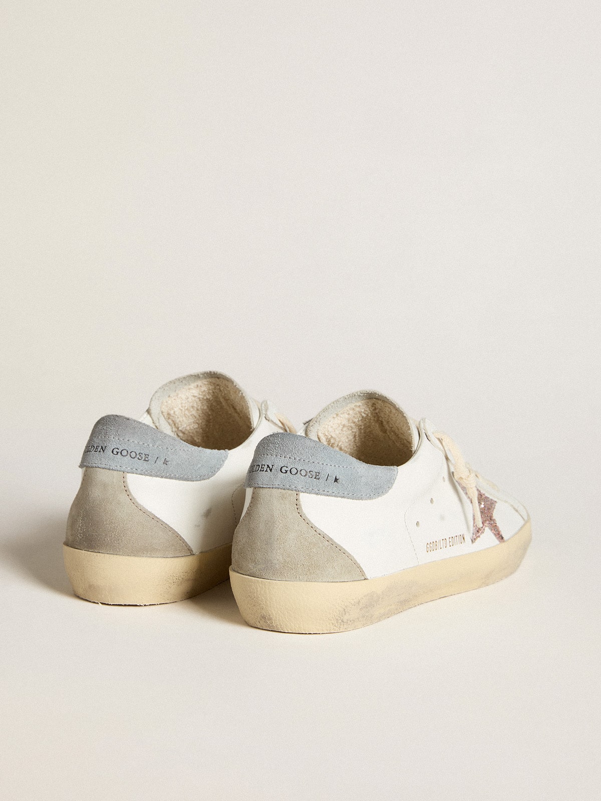 Golden Goose Women’s Super-Star LTD With Multicolor Glitter Star And Suede Heel Tab - Sneaker Türkiye