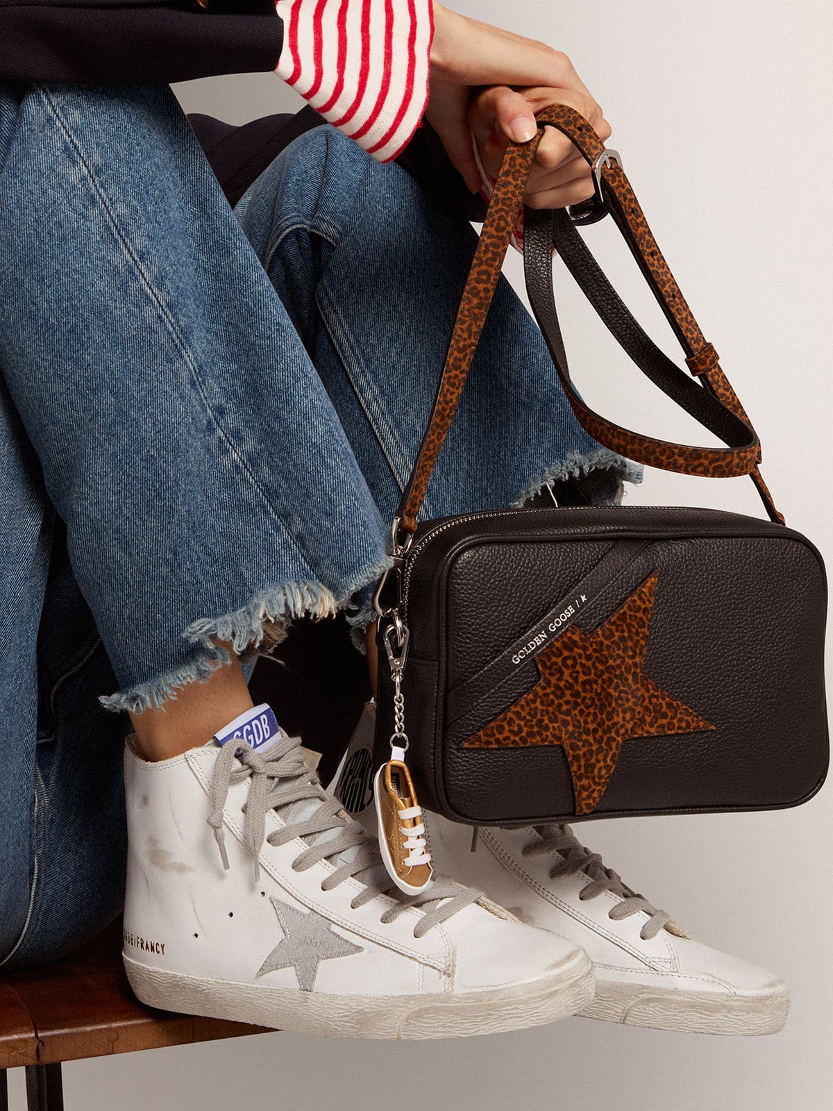 Golden Goose Women’s Francy Leather With Suede Star - Sneaker Türkiye