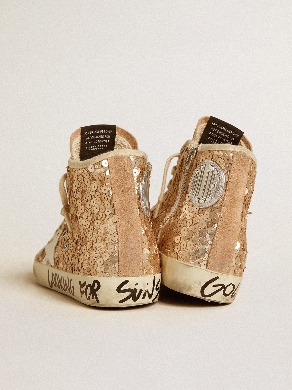 Golden Goose Francy Penstar In Sequins With Leather Star And Suede Inserts - Sneaker Türkiye