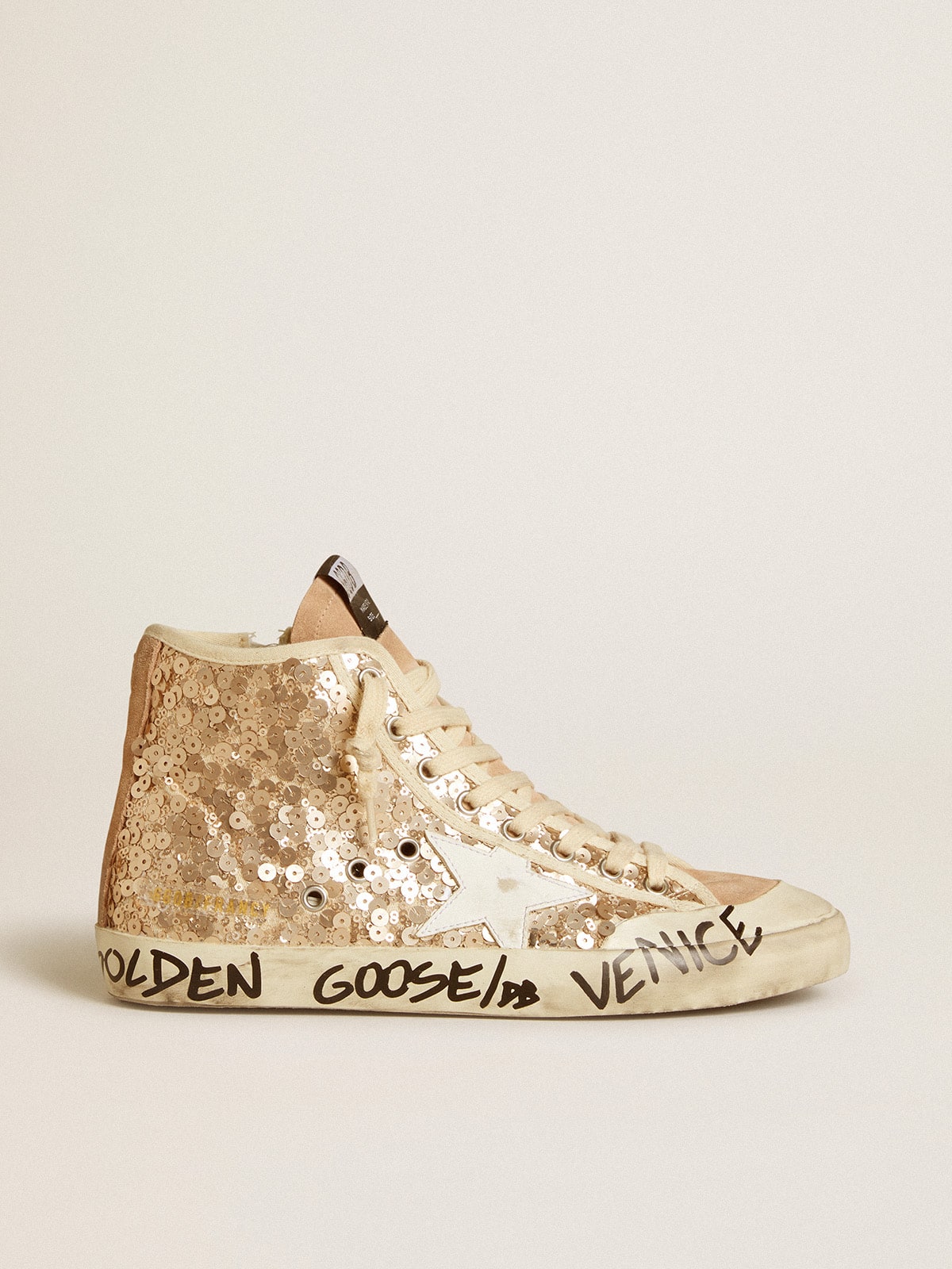 Golden Goose Francy Penstar In Sequins With Leather Star And Suede Inserts - Sneaker Türkiye