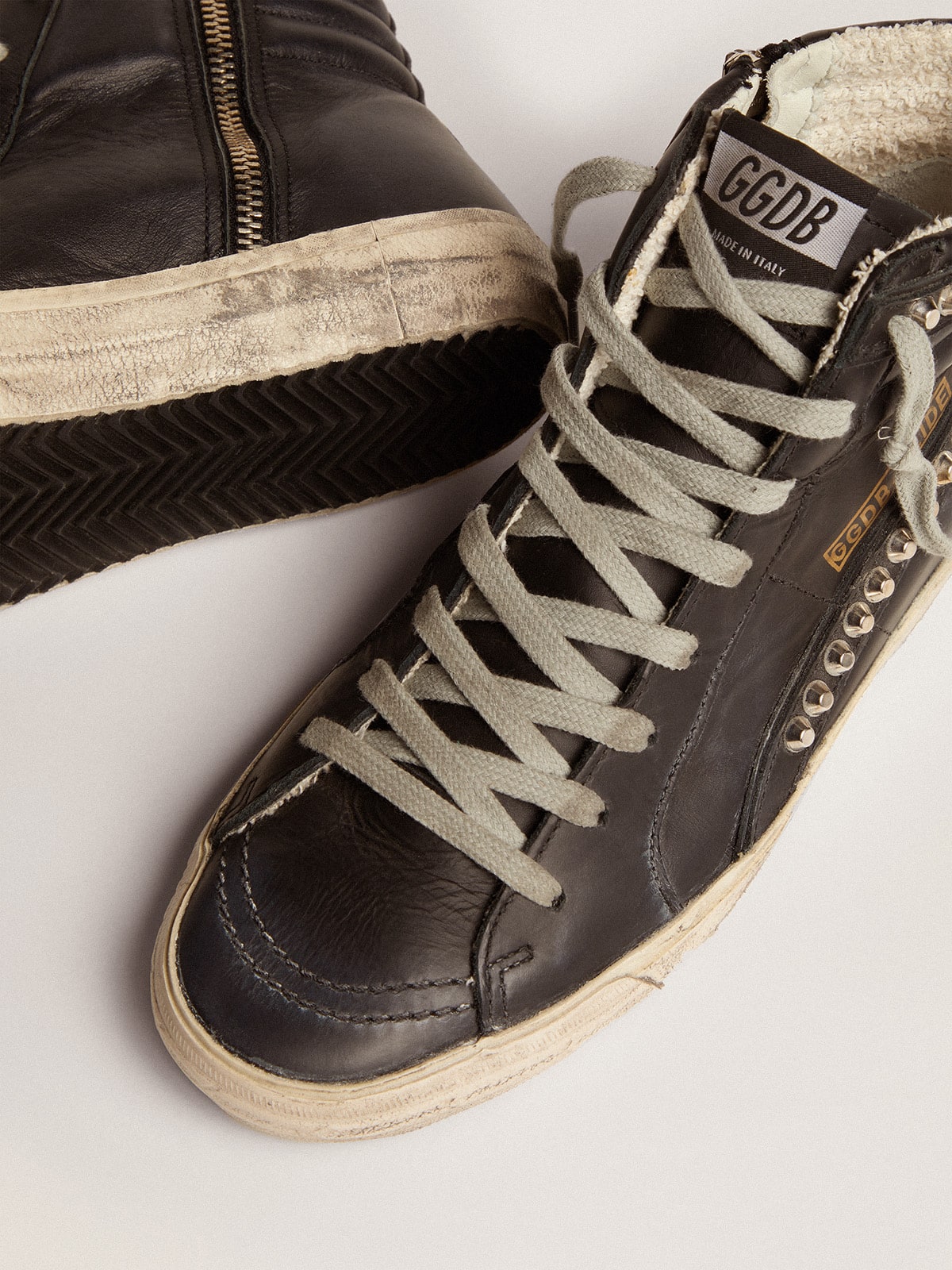 Golden Goose Women’s Slide Black With Studs - Sneaker Türkiye
