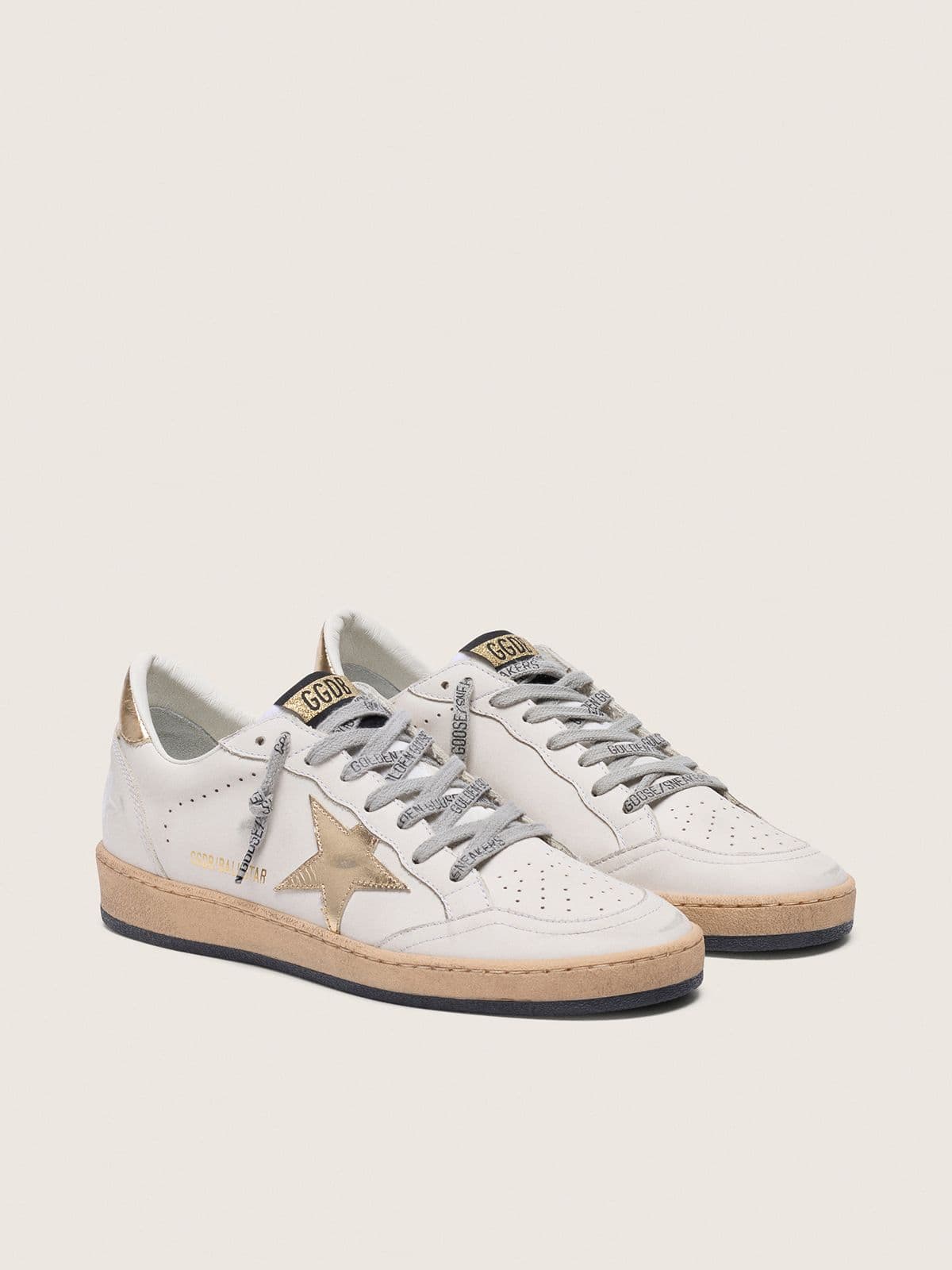 Golden Goose Women’s Ball Star With Gold Star And Heel Tab - Sneaker Türkiye