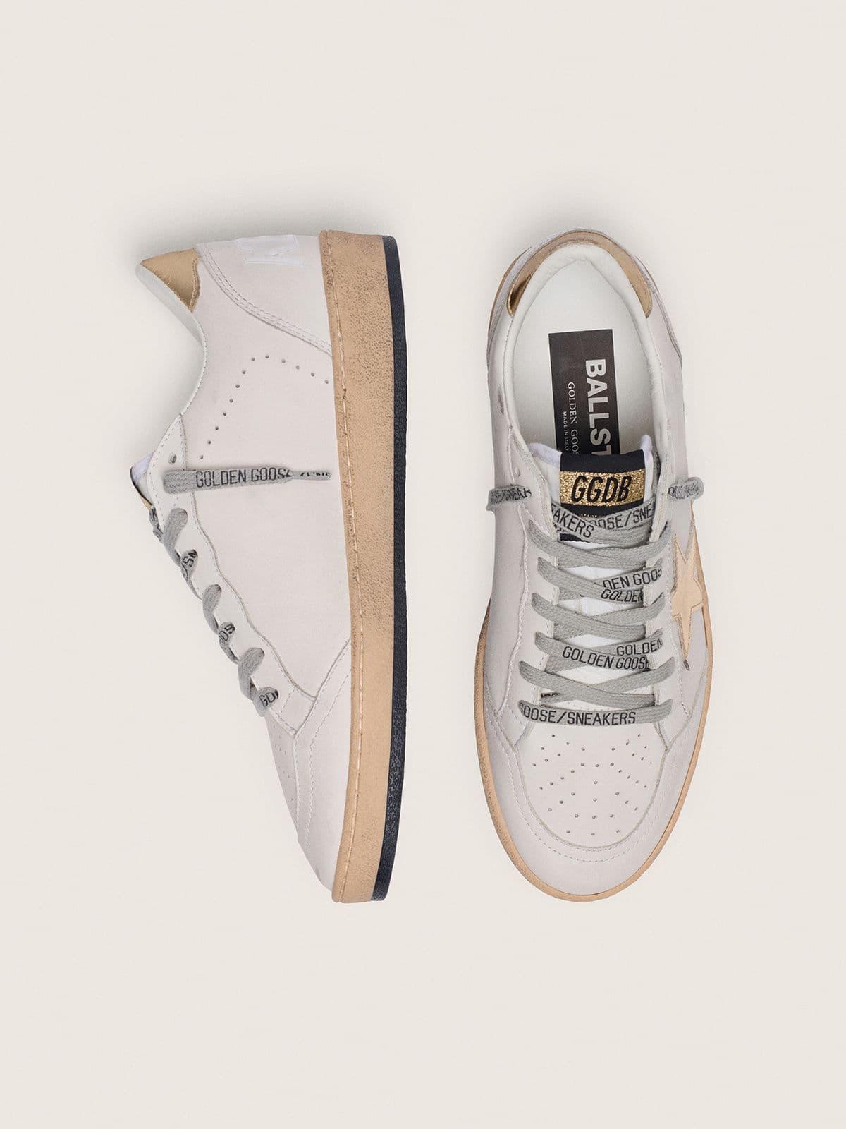 Golden Goose Women’s Ball Star With Gold Star And Heel Tab - Sneaker Türkiye