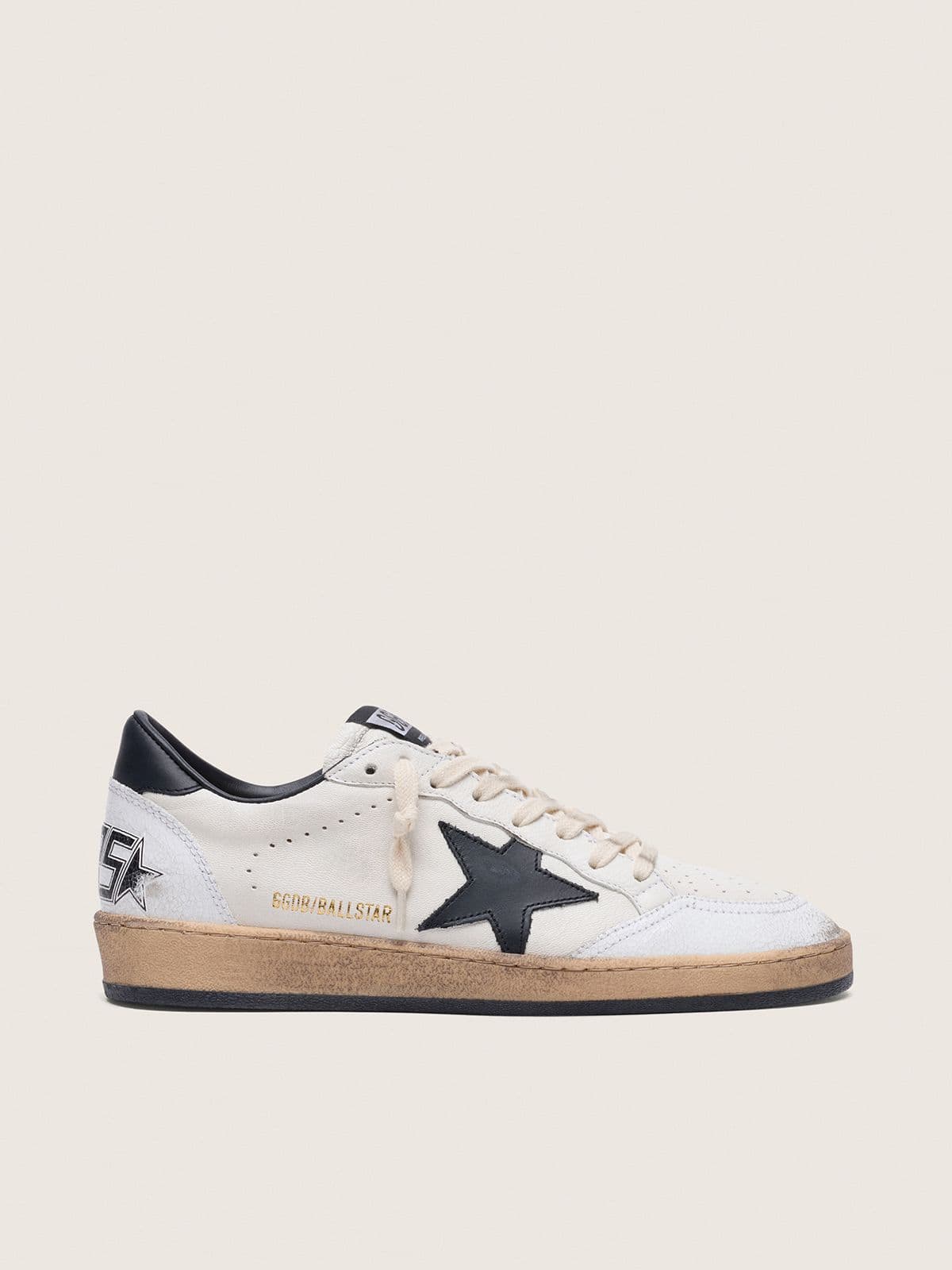 Golden Goose Women’s Ball Star In Nappa With Black Star And Black Heel Tab - Sneaker Türkiye