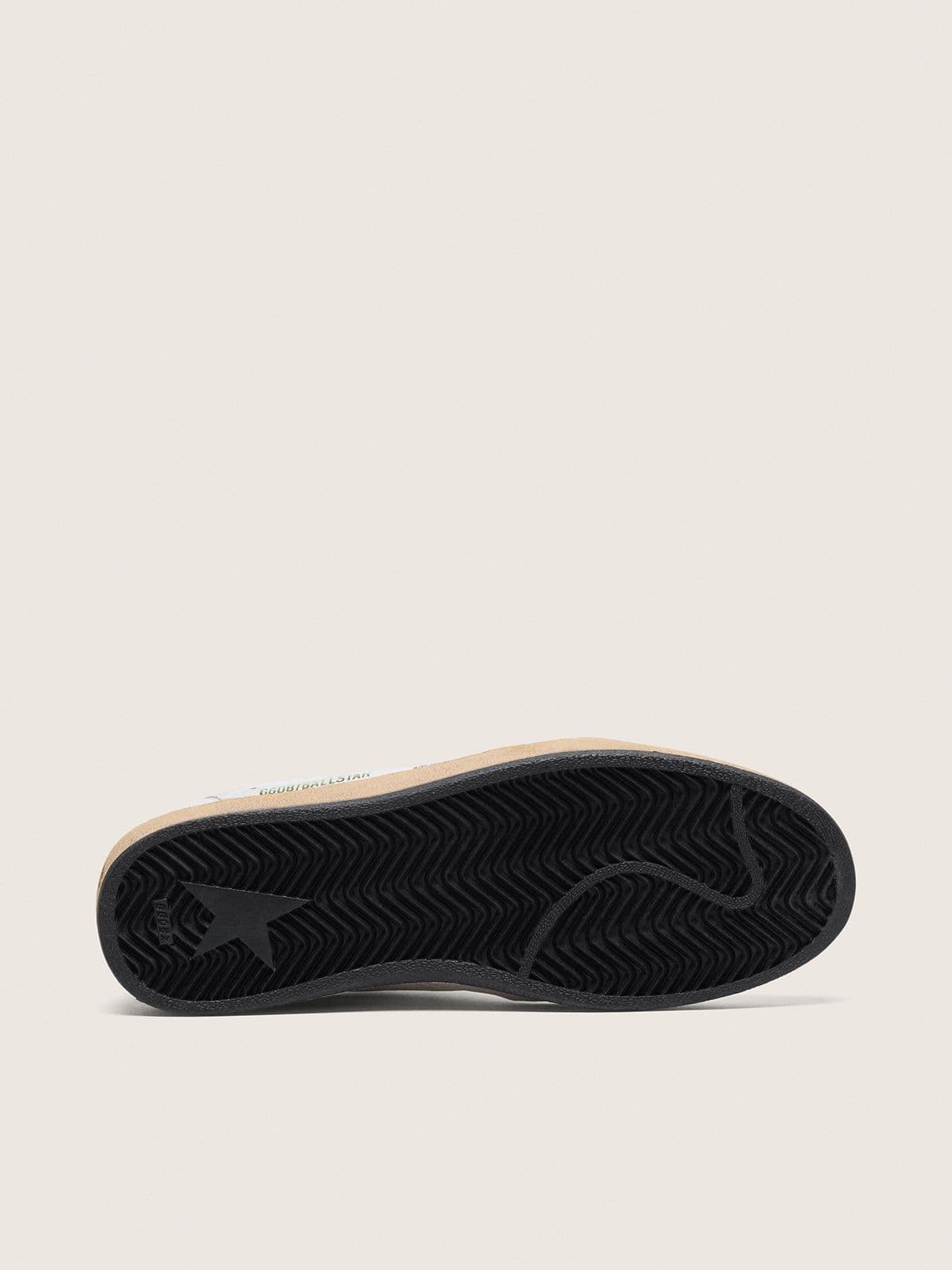 Golden Goose Women’s Ball Star In Nappa With White Star And Glitter Heel Tab - Sneaker Türkiye