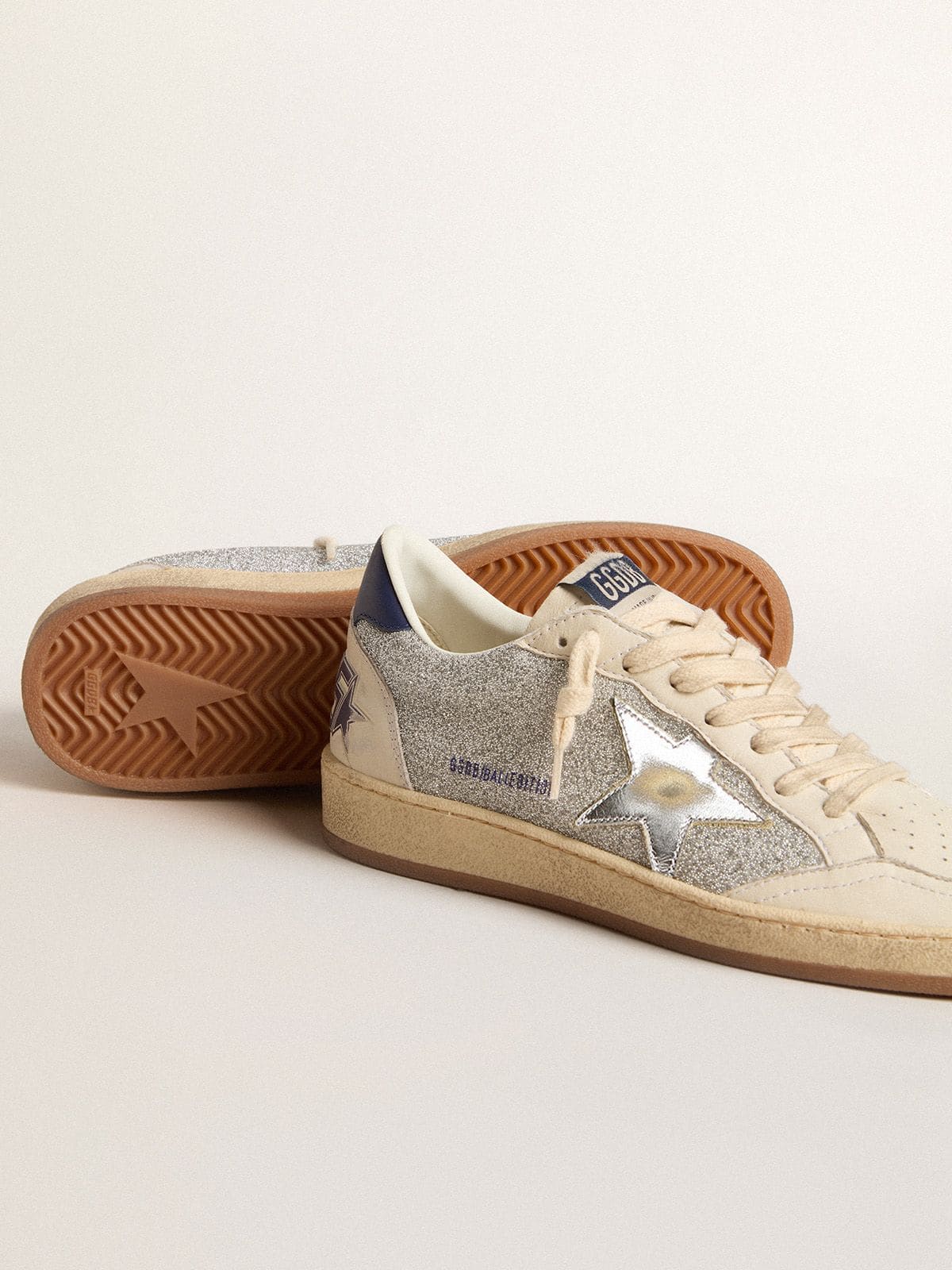 Golden Goose Women’s Ball Star LTD In Swarovski Crystals And Leather With Gold Laminated Star - Sneaker Türkiye
