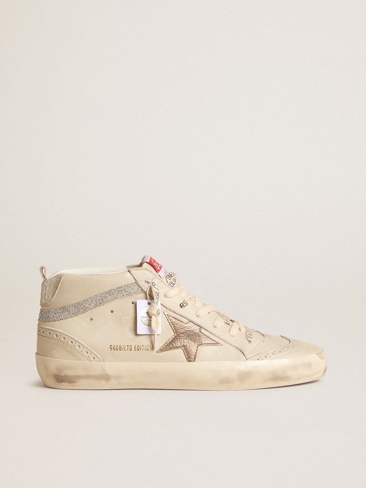 Golden Goose Women’s Mid Star LTD With Bronze Leather Star And Swarovski Crystal Flash - Sneaker Türkiye