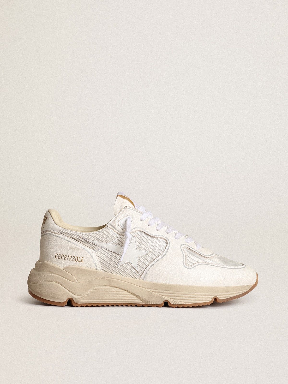Golden Goose Women’s Running Sole In Mesh And White Nappa - Sneaker Türkiye