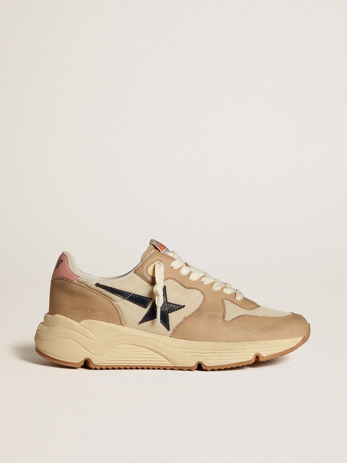 Golden Goose Running Sole Ltd In Nylon And Nubuck With Leather Star And Heel Tab - Sneaker Türkiye