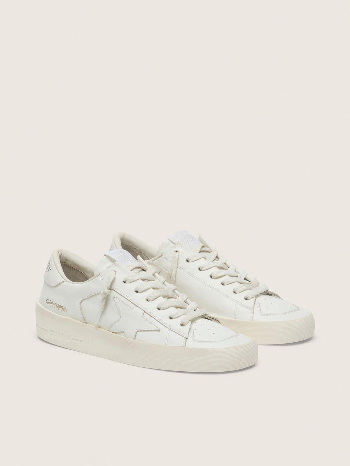 Golden Goose Women’s Stardan In Total White Leather - Sneaker Türkiye