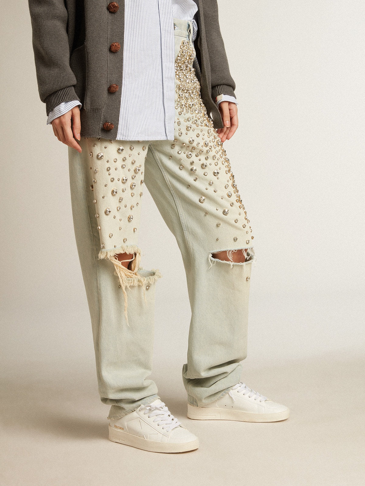 Golden Goose Women’s Bio-Based Stardan With White Star And Heel Tab - Sneaker Türkiye