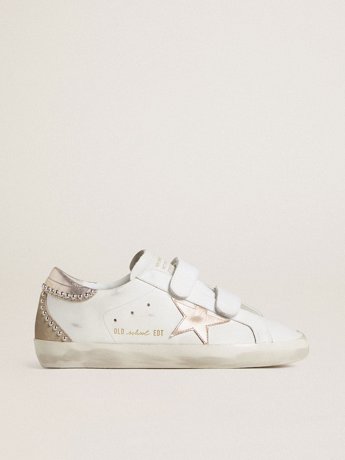 Golden Goose Women’s Old School LTD With Rose Gold Metallic Leather Star And Heel Tab - Sneaker Türkiye