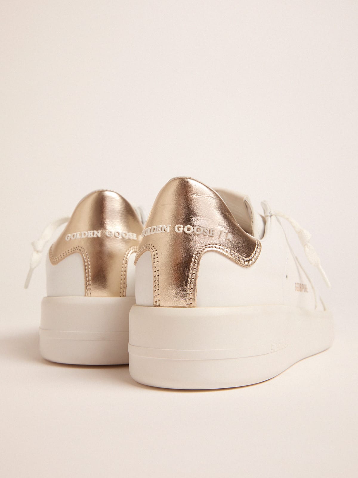 Golden Goose Women’s Purestar Sneakers With Gold-Coloured Heel Tab - Sneaker Türkiye