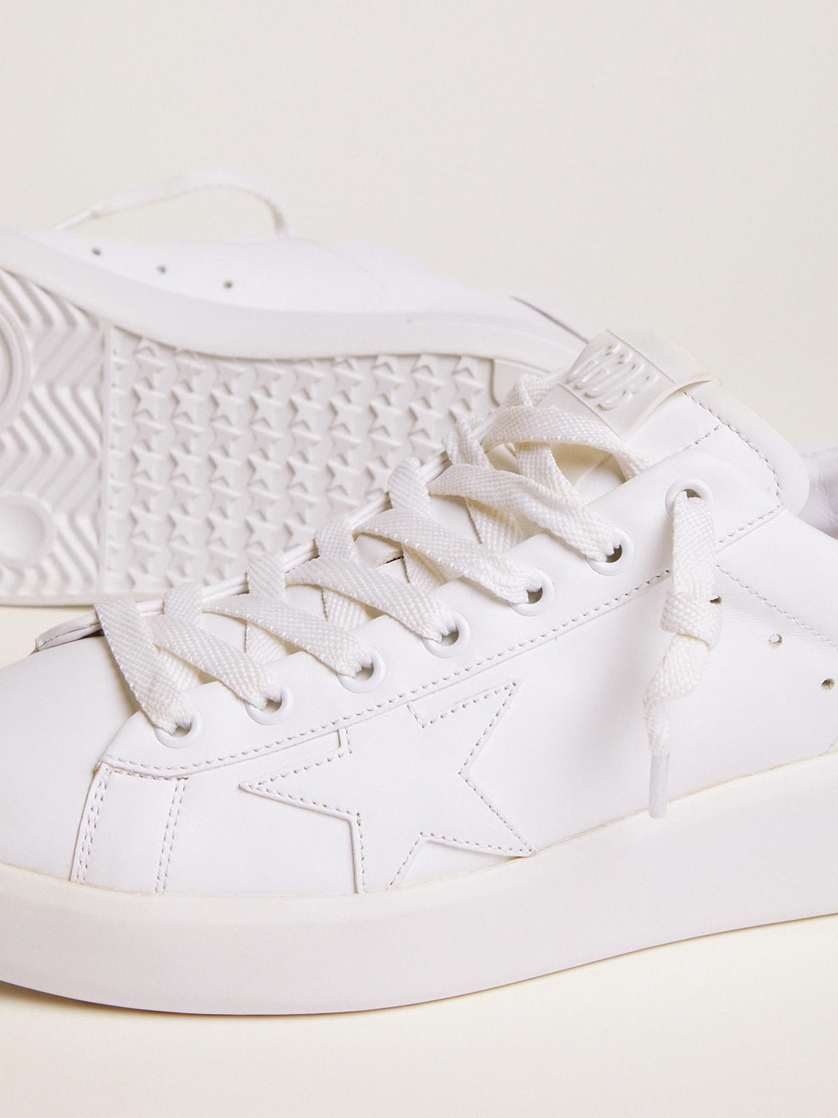 Golden Goose Women’s Purestar Sneakers With Glittery Silver Heel Tab - Sneaker Türkiye