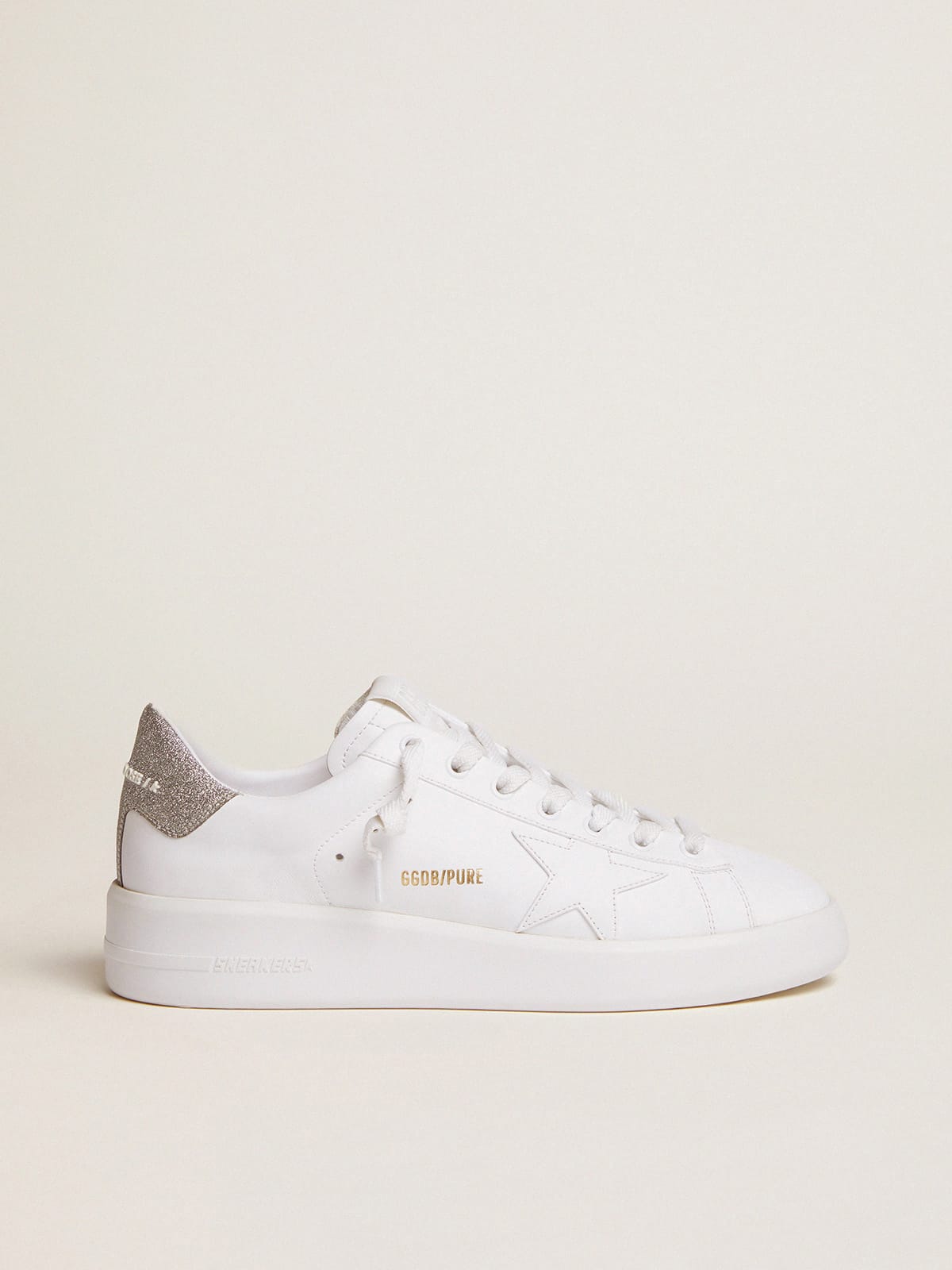 Golden Goose Women’s Purestar Sneakers With Glittery Silver Heel Tab - Sneaker Türkiye