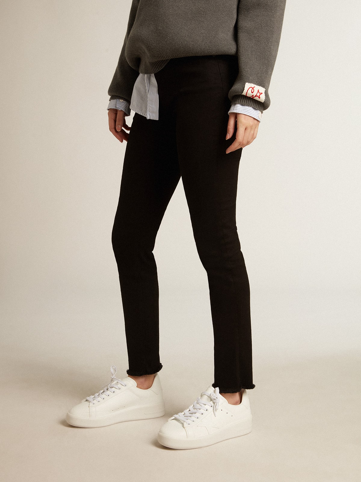 Golden Goose Women’s Bio-Based Purestar With White Star And Heel Tab - Sneaker Türkiye