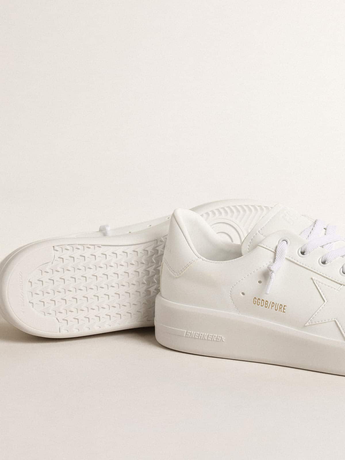 Golden Goose Women’s Bio-Based Purestar With White Star And Heel Tab - Sneaker Türkiye