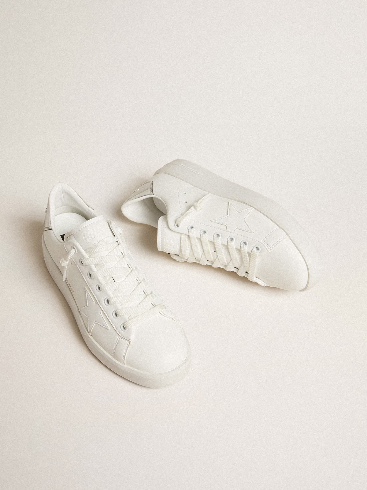 Golden Goose Women’s Bio-Based Purestar With White Star And Mirror-Effect Heel Tab - Sneaker Türkiye