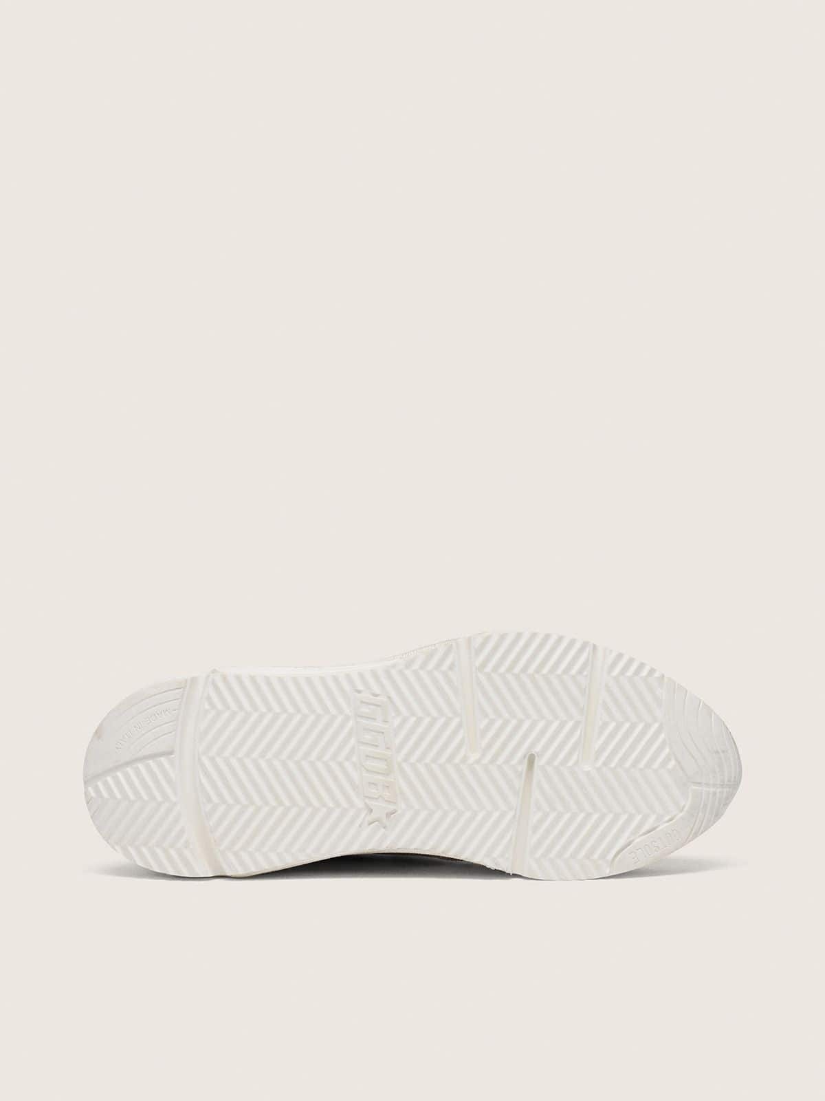 Golden Goose Women’s Running Sole In Mesh And Nubuck With Silver Metallic Leather Star - Sneaker Türkiye