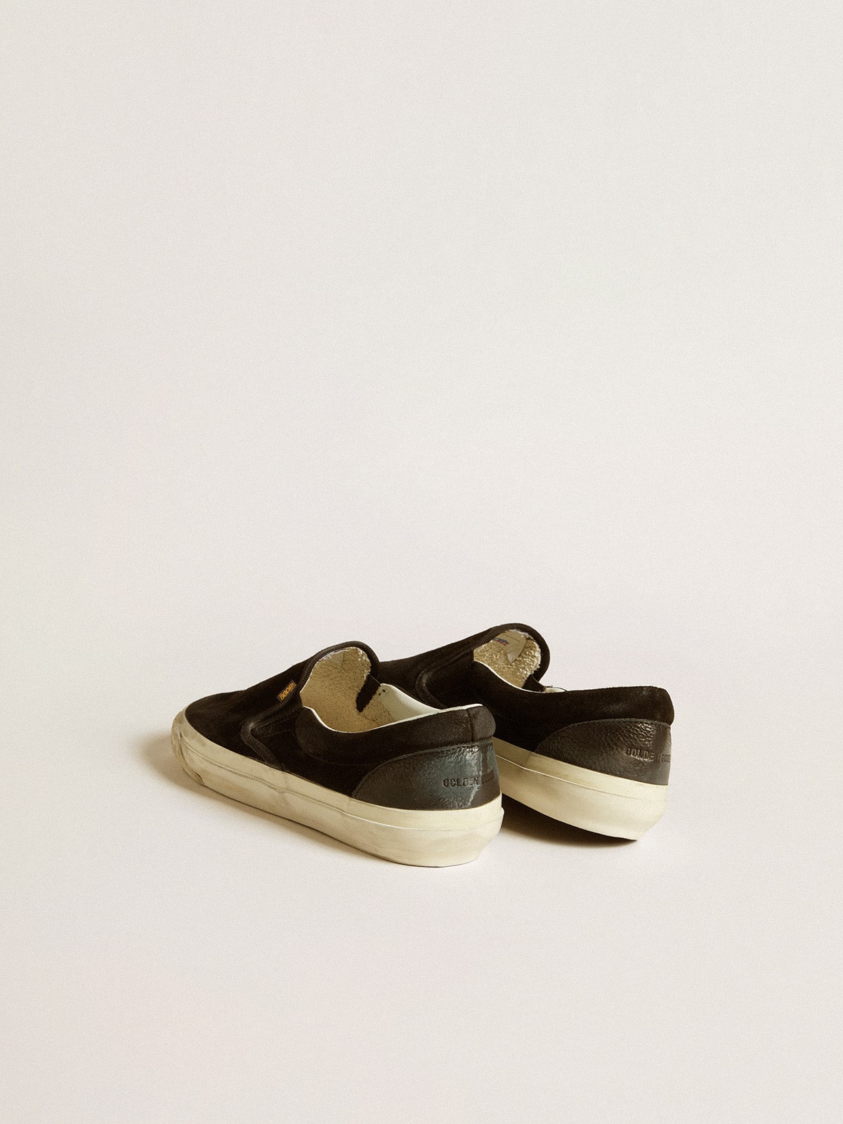 Golden Goose Women’s VCE Penstar In Black Suede With Black Leather Heel Tab - Sneaker Türkiye