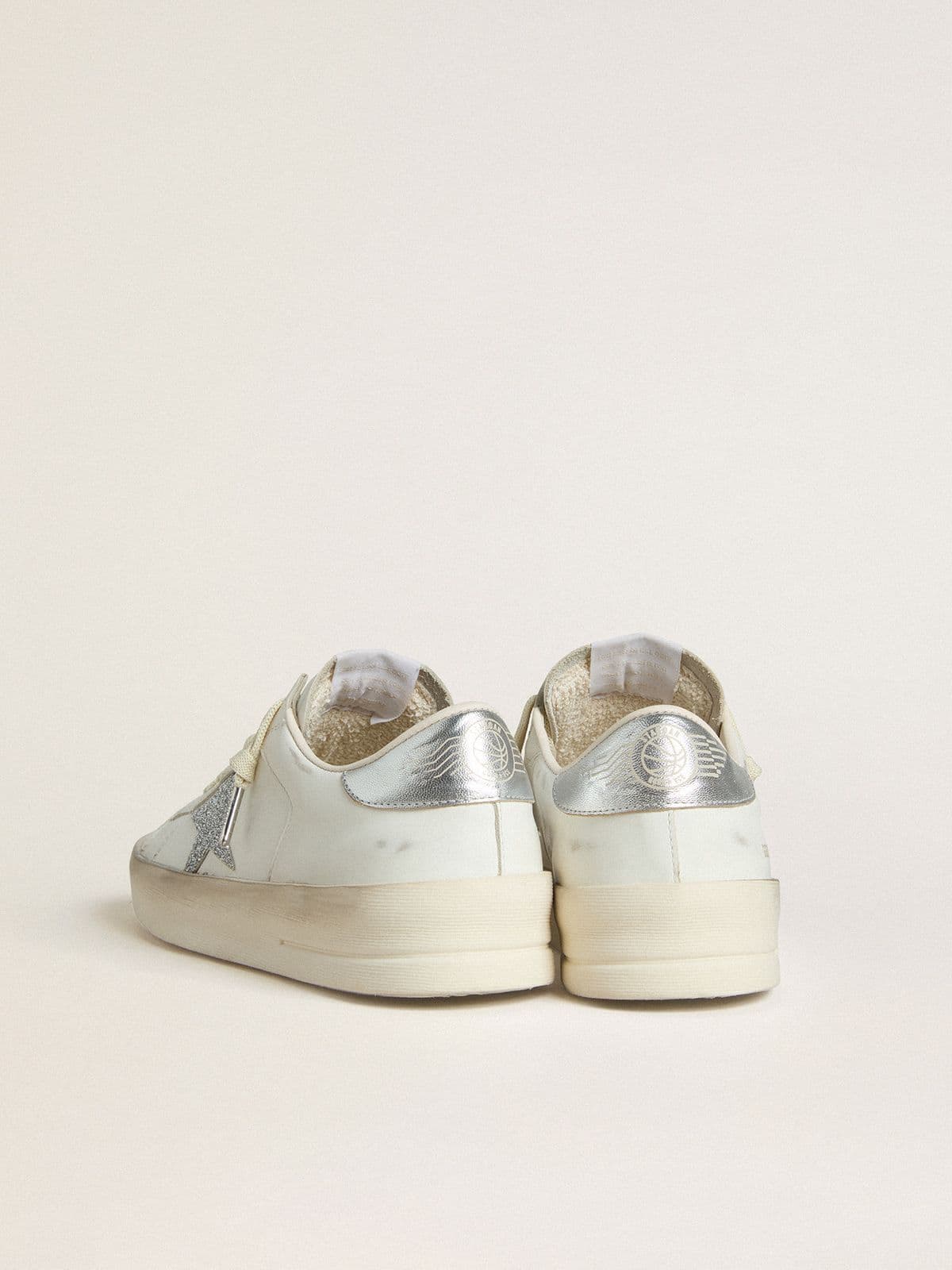Golden Goose Women’s Stardan LTD With Swarovski Crystal Star And Metallic Leather Heel Tab - Sneaker Türkiye