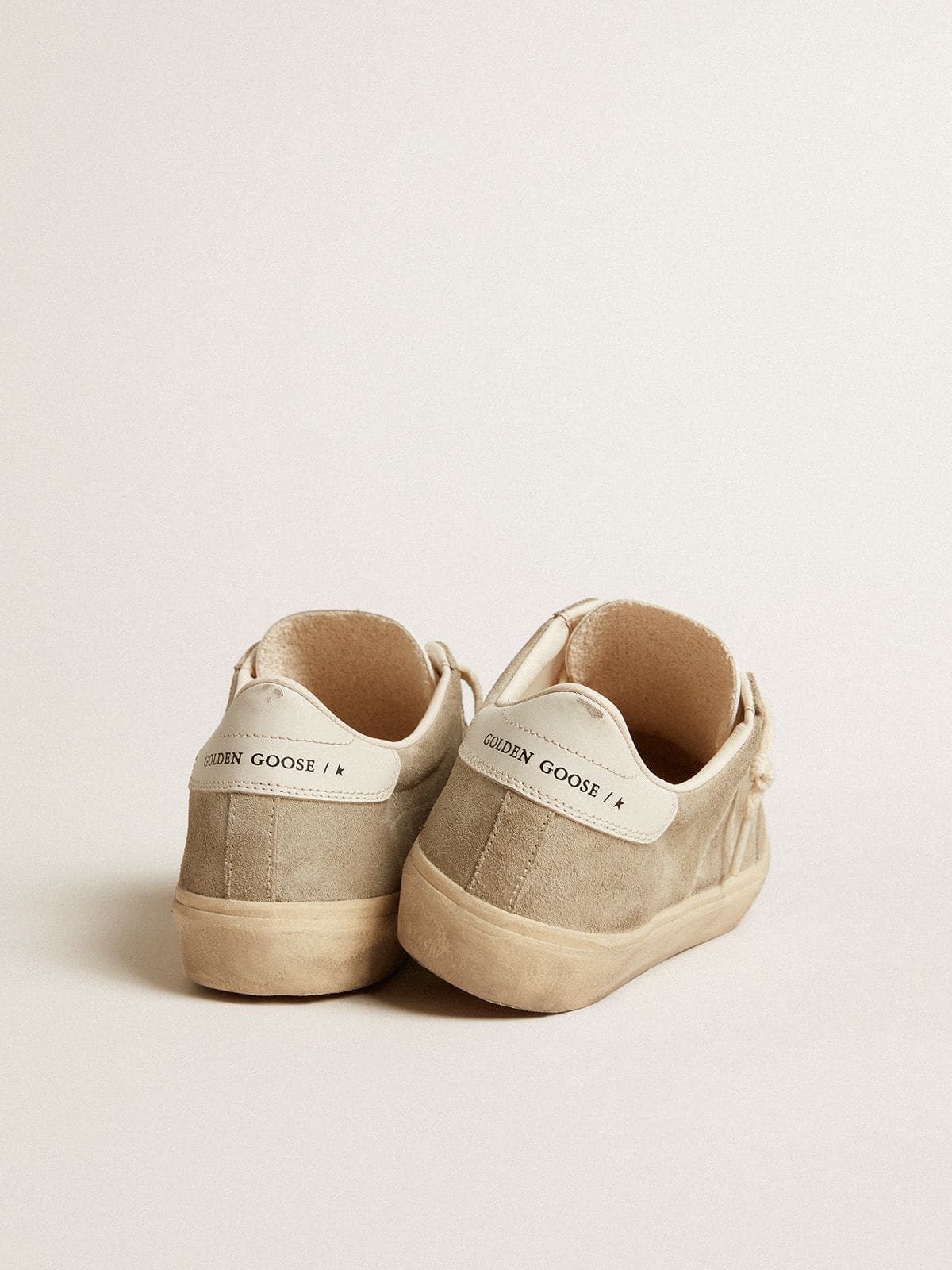 Golden Goose Women’s Soul Star In Beige Suede With White Leather Heel Tab - Sneaker Türkiye