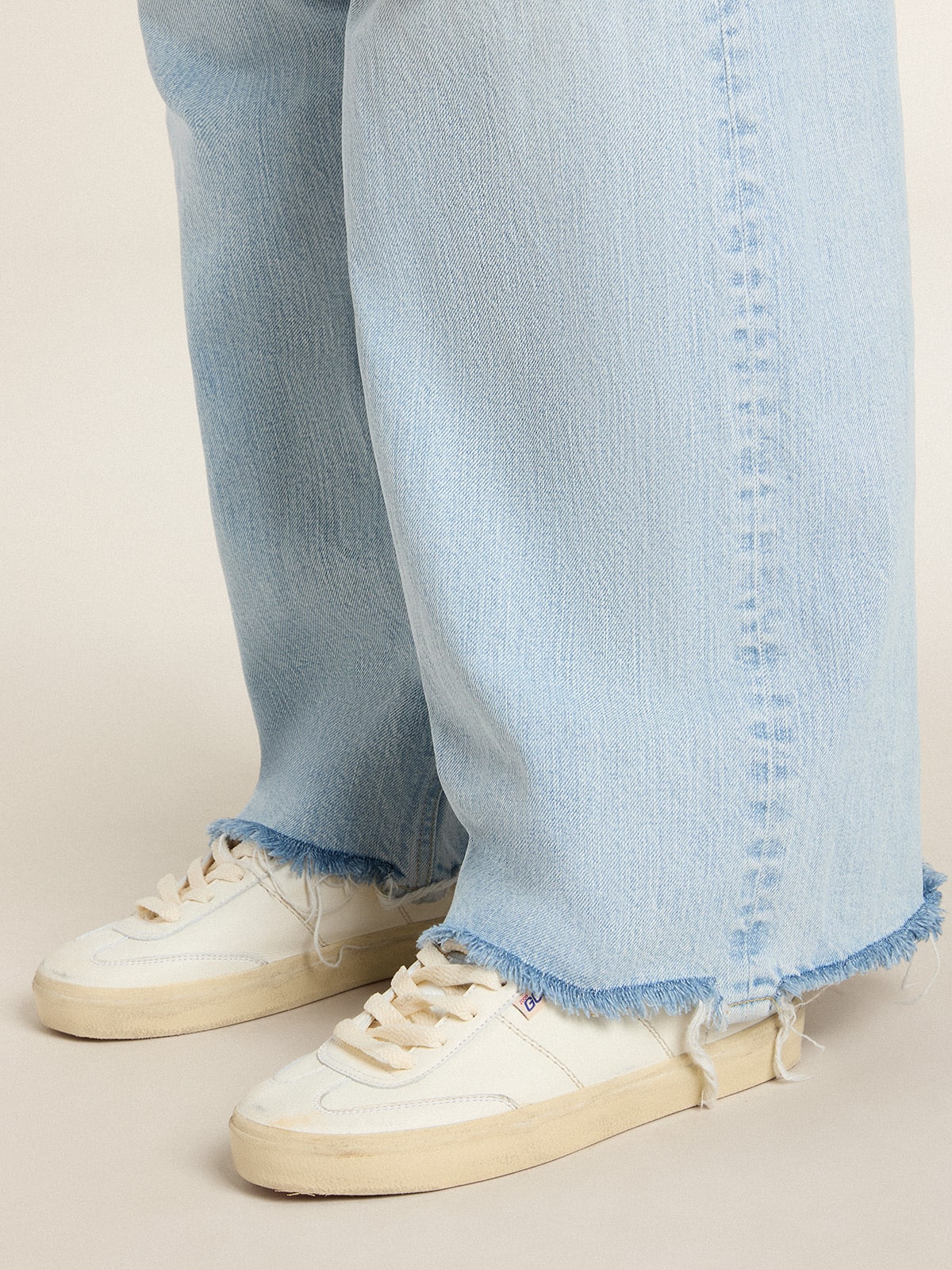 Golden Goose Soul Star In White Nappa With Metallic Silver Leather Heel Tab - Sneaker Türkiye