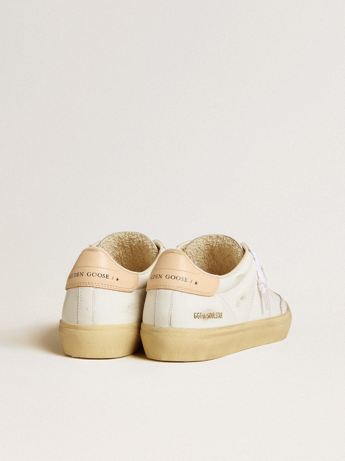 Golden Goose Women’s Soul Star In White Leather With Pink Leather Heel Tab - Sneaker Türkiye